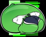 belly big_belly big_breasts big_butt big_navel big_nipples blue_bottomwear blue_clothing blue_eyes blue_shorts bottomwear breasts butt butt_grab butt_squish clothing eyelashes female green_background green_body green_hair hair hand_on_butt hand_on_own_butt huge_belly huge_breasts huge_butt huge_navel huge_nipples hyper hyper_belly hyper_breasts hyper_butt hyper_navel hyper_nipples hyper_pregnancy kneeling leaf leaf_arms leaf_hair looking_at_viewer looking_back looking_back_at_viewer navel nipple_outline nipples not_furry outie_navel outline plant plant_hair pregnant pregnant_female pregnant_humanoid pseudo_hair rear_view shirt shorts simple_background siphon_(anatomy) solo squish tight_clothing topwear transparent_background white_clothing white_outline white_shirt white_topwear gl4zedd0nuts electronic_arts plants_vs._zombies popcap_games elisa_(reathe) elemental_creature elemental_humanoid flora_fauna humanoid peashooter_(pvz) plant_humanoid 2025 alpha_channel colored digital_media_(artwork) hi_res signature