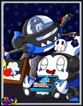 anthro blue_border bone border dream male skull skull_head solo space spacecraft tail vehicle eggbot15 sega sonic_the_hedgehog_(series) rocket_(eggbot15) chao_(sonic) absurd_res digital_media_(artwork) hi_res