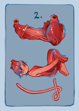 anatomy anime_style barefoot blush clothing dress feet female glistening glistening_body gore gore_focus heart_(organ) looking_at_viewer monster_girl_(genre) not_furry number organs personification pseudo_clothing pseudo_hair simple_background solo vein feefal heart_creature humanoid mammal digital_media_(artwork) hi_res