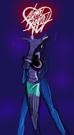 anthro blue_body breasts clothed clothed/nude clothing female female/female hand_on_breast hand_on_vulva love night nude nude_female purple_body romantic romantic_couple sex solo stripper undressing_another waiter rocketpepa caravan_palace lone_digger antelope bovid equid equine mammal zebra cover cover_art cover_page hi_res