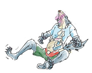 5_toes anthro blush bottomwear claws clothed clothing duo eyes_closed feet fully_clothed fur grey_body grey_fur plantigrade scratching shirt shorts simple_background sitting smile straddling t-shirt toe_claws toes topwear white_background white_body white_fur ktandoku beastars haru_(beastars) legoshi_(beastars) canid canine canis domestic_rabbit dwarf_rabbit lagomorph leporid mammal oryctolagus rabbit wolf 2020