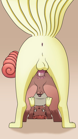 anal anal_penetration animal_genitalia animal_penis anus backsack balls bodily_fluids butt canine_genitalia canine_penis duo erection feral feral_on_feral feral_penetrated feral_penetrating fur genitals male male/male male_penetrated male_penetrating male_penetrating_male multicolored_body multicolored_fur open_mouth penetration penile penile_penetration penis raised_tail sex simple_background tail white_body white_fur donnerkat nintendo pokemon generation_1_pokemon ninetales pokemon_(species) vulpix 2d_animation animated animated_webp hi_res no_sound