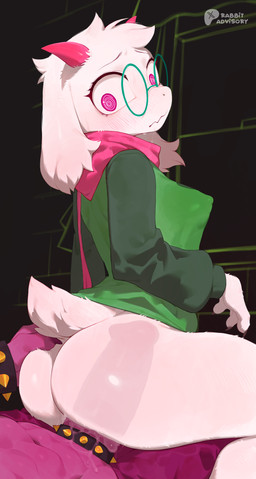 accessory anthro blush bodily_fluids bottomless bracelet breasts butt clothed clothing cock_ring crossgender duo eyewear female female_penetrated ftg_crossgender fti_crossgender fur genital_fluids genitals glasses green_clothing gynomorph gynomorph/female gynomorph_penetrating gynomorph_penetrating_female horn intersex intersex/female intersex_penetrating intersex_penetrating_female jewelry lap_dance_position mtf_crossgender nipple_outline on_lap penetration penis penis_accessory penis_jewelry purple_body robe scarf scut_tail sex short_tail simple_background spiked_bracelet spiked_cock_ring spikes spiral spiral_eyes sweat tail vaginal vaginal_fluids vaginal_penetration white_body white_fur rabbitadvisory deltarune undertale_(series) ralsei susie_(deltarune) bovid caprine goat mammal reptile scalie 2025 absurd_res digital_media_(artwork) english_description hi_res