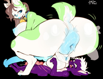 after_anal after_facesitting after_oral after_rimming anal animal_genitalia animal_penis animal_vulva anthro anus balls_on_chest bell bell_collar big_anus big_breasts big_butt blep bodily_fluids bottom_heavy breasts butt canine_genitalia canine_penis canine_vulva collar crouching_over_partner digitigrade duo equine_genitalia equine_penis genital_fluids genitals glistening glistening_anus glistening_body glistening_butt herm hybrid_genitalia hybrid_penis intersex intersex/male knot knotted_equine_penis knotted_penis male male_rimming_intersex motion_lines oral penis penis_size_difference plump_labia precum precum_squirt puffy_anus raised_tail rimming saliva saliva_on_anus saliva_string sex simple_background size_difference steam tail tongue tongue_out vulva raljoy mintybutt_galaxy_wizard nexus_black canid deer hybrid mammal