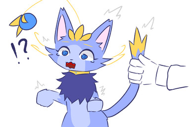 blue_body blue_eyes blue_fur bodily_fluids countershade_face countershading female feral fur interrobang simple_background solo tail tail_grab tears white_background yuumisocute league_of_legends riot_games tencent yuumi_(lol) domestic_cat felid feline felis mammal 3:2 digital_drawing_(artwork) digital_media_(artwork) hi_res