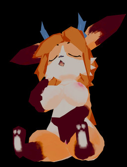 anthro cupping_breasts female floppy_ears genitals masturbation simple_background solo spread_vulva spreading transparent_background vulva drowsypomch atlyss wafers_(drowsypomch) poon_(atlyss) 3d_(artwork) absurd_res alpha_channel blender_(artwork) colored digital_media_(artwork) hi_res huge_filesize portrait