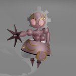 breasts clothing dress female machine nipples non-mammal_breasts not_furry one_eye_closed pink_body pink_eyes solo wink voidwillow nintendo pokemon generation_7_pokemon humanoid legendary_pokemon magearna pokemon_(species) robot 1:1 3d_(artwork) digital_media_(artwork)