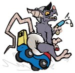 anthro car clothing cork diaper driving feces kitchenware looking_at_viewer male open_mouth pop_gun scatplay sitting smile soiled_diaper soiling solo teeth toy toy_gun unclean_diaper used_diaper vehicle poofy_dragon spooky_the_rat mammal murid murine rat rodent