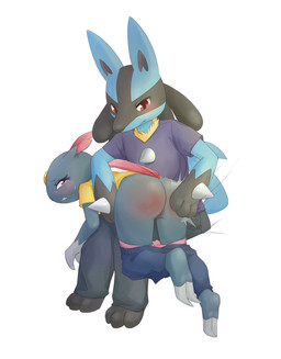 anthro bdsm bent_over big_claws blue_body blue_fur blue_tail blush bodily_fluids bottomwear butt butt_focus butt_slap chest_spike claws clothed clothing corporal_punishment crying denim denim_bottomwear denim_clothing discipline duo exposed eyelashes feathers feet female fur genitals half-closed_eyes hand_on_butt jeans looking_back male male/female masochism narrowed_eyes on_lap over_knee pain panties panties_down pants partially_clothed perky_butt pink_body pink_eyes pink_feathers punishment red_eyes shirt simple_background slap soles spank_marks spanking spikes spikes_(anatomy) tail tail_feathers tears teeth toe_claws toes topwear underwear underwear_down vulva white_background wince yellow_body yellow_fur blushpumpkin nintendo pokemon canid canine felid generation_2_pokemon generation_4_pokemon lucario mammal pokemon_(species) sneasel digital_drawing_(artwork) digital_media_(artwork) hi_res