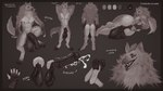 animal_genitalia animal_penis anthro anus balls big_balls big_penis black_balls black_flesh black_penis black_sclera bodily_fluids brown_body brown_fur butt equine_genitalia equine_penis erection excessive_genital_fluids excessive_precum feet foot_focus fur genital_fluids genitals grey_body grey_fur hand_focus hands_behind_head hands_behind_neck huge_balls huge_penis hyper hyper_balls hyper_genitalia hyper_penis looking_at_viewer male markings orange_eyes pawpads paws penis precum presenting presenting_anus presenting_hindquarters presenting_penis saggy_balls sheath sitting smile smiling_at_viewer solo spots spotted_body spotted_fur spread_anus spreading text akrodraws ahtos_peltenein_(lights_in_the_darkness) hyena mammal 16:9 4k absurd_res english_text hi_res widescreen