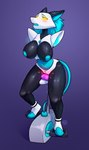 absurd_res android anthro armless big_breasts black_body black_skin blue_hair blue_nipples blush breasts charging charging_battery clenched_teeth darkner deltarune dildo dildo_in_pussy dildo_insertion dildo_sitting ears_back ears_down female hair hi_res machine navel nipples pedal_pumping pedals penetration pivoted_ears pubic_tattoo recharging rediska600 robot sex_toy sex_toy_in_pussy sex_toy_insertion shaking shaking_legs simple_background solo tasque_manager tattoo teeth thick_thighs undertale_(series) vaginal vaginal_penetration yellow_eyes
