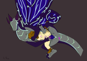 abdominal_bulge anthro anthro_on_feral areola bag_over_head bdsm bestiality bodily_fluids bondage bound breasts countershading cum cum_in_vagina cum_inside dominant duo empty_eyes feet female feral genital_fluids genitals herm insect_wings intersex intersex/female interspecies knot knotted_penis larger_dom lepidopteran_wings monotone_body multicolored_body nude penetration penile penile_penetration penis penis_in_vagina questionable_consent sex simple_background size_difference sound_effects spread_legs spreading talons toes vaginal vaginal_penetration vulva wings themuck european_mythology mythology dragon mythological_creature mythological_scalie scalie western_dragon absurd_res digital_drawing_(artwork) digital_media_(artwork) hi_res signature