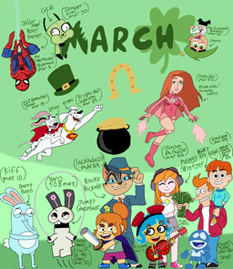 anthro black_spots clothing female feral fur group holidays jacket machine male march_(month) phillip_j red_clothing red_jacket red_topwear spots text topwear white_body white_fur shantagold 101_dalmatian_street 101_dalmatians 20th_century_fox cartoon_network chalkzone comedy_central craig_of_the_creek dc_comics disney el_tigre elliott_from_earth futurama glitch_productions hero:_108 image_comics invader_zim invincible_(image_comics) kiff_(series) krypto_the_superdog lackadaisy marvel nickelodeon spider-man_(series) st._patrick's_day sunset_paradise the_fairly_oddparents the_spectacular_spider-man atom_eve barry_buns cosmo_(fop) dylan_(101_dalmatians) frida_suarez gir_(invader_zim) jumpy_ghostface kelsey_pokoly krypto meggy_spletzer mortimor_pokoly philip_j._fry rocky_rickaby snap_(chalkzone) spider-man_(character) avian bird budgerigar canid canine canis dalmatian domestic_cat domestic_dog fairy felid feline felis human humanoid kryptonian lagomorph leporid loriinae mammal parakeet parrot rabbit robot tabby_cat true_parrot english_text hi_res