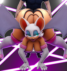 all_fours ambiguous_penetration anthro armwear big_breasts big_butt blue_eyes boots breasts butt cleavage clothed clothing duo elbow_gloves eyeshadow female female_anthro footwear gloves glowing glowing_eyes handwear huge_breasts huge_butt human_on_anthro interspecies legwear makeup male male/female male_human open_mouth penetration sex shoes spread_legs spreading thigh_boots thigh_highs wings mechanicalstage valorlynz_(modeler) sega sonic_the_hedgehog_(series) rouge_the_bat bat human mammal 3d_(artwork) absurd_res digital_media_(artwork) hi_res