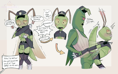 anthro clothing duo insect_wings male male/male penetration police police_uniform uniform wide_eyed wings cakeslover64 bobbypills vermin_(blackpills) reggie_mantos_(vermin) rick_(vermin) arthropod cricket grasshopper humanoid insect mantis orthopterid hi_res