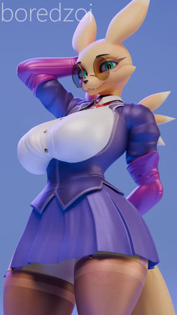 anthro balls big_breasts blue_eyes bouncing_breasts breasts clothed clothing erection eyewear genitals gynomorph gynomorph_anthro humanoid_genitalia humanoid_penis intersex intersex_anthro looking_at_viewer nipples nude penis solo suddenly_penis swinging_penis wide_hips boredzoi mayosplash_(modeler) bandai_namco blender_cycles digimon digi_(yourdigimongirl) fan_character canid canine digimon_(species) fox mammal renamon 3d_(artwork) 3d_animation 9:16 animated digital_media_(artwork) hi_res no_sound short_playtime webm