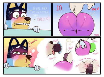 4_fingers after_orgasm anthro anthro_on_anthro aroused bent_over big_butt big_eyes big_penis biped black_body black_ears black_fur black_nose black_penis blood blue_body blue_eyebrows blue_fur blush blush_lines blushing_profusely bodily_fluids border butt butt_grab clenched_teeth clock clothed clothed_anthro clothed_female clothing crotch_tuft cum cum_drip cum_from_mouth cum_in_mouth cum_inside cum_on_crotch cum_on_leg cumshot dark_body dark_fur dialogue dripping duo ejaculation erection eye_roll eyebrows faceless_anthro faceless_character faceless_female fantasizing fellatio female fence fingers fully_clothed fully_clothed_anthro fully_clothed_female fur fur_tuft genital_fluids genitals giggle glistening glistening_butt glistening_clothing glistening_leggings glistening_legwear grabbing_from_behind gradient_background green_eyes half-closed_eyes hand_on_another's_butt hand_on_butt heart_after_text heart_pupils heart_symbol hot_dogging humanoid_genitalia humanoid_hands humanoid_penis impregnation_request intraspecies iris leggings legs_together legwear light_body light_fur looking_at_another looking_at_another's_butt looking_at_butt male male/female mature_anthro mature_female mature_male moan monotone_tail multicolored_body multicolored_fur name_drop name_in_dialogue narrowed_eyes nosebleed number open_mouth oral outside penile penis penis_in_mouth pink_blush pink_clothing pink_heart pink_leggings pink_legwear pink_tongue pink_vulva pointy_ears prick_ears profanity pupils rear_view red_text round_eyes sex simple_background snout sound_effects splort spread_legs spreading standing sweat sweatdrop tail talking_to_another talking_to_partner talking_to_self teeth text text_with_heart thick_eyebrows thick_penis thick_thighs thought_bubble three-quarter_view tongue tongue_out torn_clothing torn_leggings torn_legwear tuft vein veiny_penis vulva watch whisker_spots white_border white_sclera white_tail white_text wide_eyed wristwatch yellow_body yellow_fur yellow_inner_ear pandzart bluey_(series) bandit_heeler wendy_(bluey) australian_cattle_dog canid canine canis cattledog chow_chow domestic_dog herding_dog mammal pastoral_dog spitz 2024 artist_name comic digital_drawing_(artwork) digital_media_(artwork) english_text hi_res