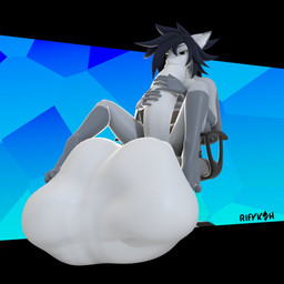 ambiguous_gender ambiguous_prey anthro anthro_pred arm_fin autofellatio ball_bulge balls black_border border chair cock_vore duo erection feet fin foot_on_balls furniture genitals hair hand_on_own_penis hand_on_penis holding_own_penis holding_penis looking_at_balls looking_at_genitalia looking_down male male_anthro male_pred masturbation medium_hair multicolored_body multicolored_scales nude nude_anthro nude_male on_chair oral oral_masturbation penile penile_masturbation penis penis_in_mouth scales scrotum_flap simple_background sitting sitting_on_chair spread_legs spreading vore rifykoh len_(rifykoh) aquatic fish mammal shark 1:1 3d_(artwork) blender_(artwork) digital_media_(artwork) hi_res
