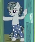 bedroom_eyes clothing costume door female feral half-closed_eyes narrowed_eyes pose seductive solo badumsquish friendship_is_magic hasbro my_little_pony marble_pie_(mlp) smartypants_(mlp) earth_pony equid equine horse mammal pony 2016 hi_res