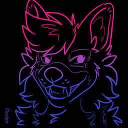ambiguous_form bisexual_pride_colors cheek_tuft facial_tuft fluffy grin hair inner_ear_fluff lgbt_pride male narrowed_eyes pride_colors short_hair smile solo teeth toothy_grin tuft whisker_spots cloudpie conditional_dnp lgbt_pride_month shama_(shama69) canid canine canis domestic_dog german_shepherd herding_dog mammal pastoral_dog 1:1 2026 digital_drawing_(artwork) digital_media_(artwork) headshot_portrait icon krita_(artwork) line_art portrait