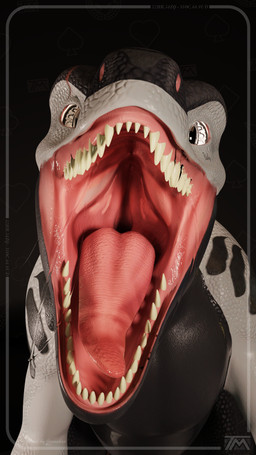 bodily_fluids feral male open_mouth oral_vore saliva saliva_on_tongue saliva_string scar soft_vore solo studio throat vore thatman jinnoaka_(modeler) thatman_studio bishop_(thatman_23) interceptor 3d_(artwork) 4k 9:16 absurd_res blender_(artwork) blender_cycles_(artwork) digital_media_(artwork) hi_res