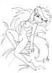 anthro biped black_and_white blush breasts chalo feet felid female full-length_portrait fur genitals hair humanoid_feet humanoid_hands line_art lying mammal monochrome navel nipples nude on_back plantigrade portrait pussy signature simple_background sketch smile solo tail white_background