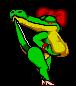 alligator alligatorid alpha_channel animated breasts clothing cro_funky crocodile crocodilian digital_media_(artwork) exposure_variation female footwear high_heels lizard low_res non-mammal_breasts nude pixel_(artwork) pixel_animation reptile ribbons scalie shoes short_playtime simple_background solo sprite the_first_funky_fighter third-party_edit thumbnail transparent_background unknown_artist