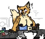 ambiguous_gender angry anthro areola battery belly belly_nipples big_belly big_breasts bottle_cap bread_clip breasts brown_body brown_fur button_(fastener) can cash_register casual_nudity container detailed_background duo electronics fangs female food fur grocery_store inside leaning leaning_forward meat monitor multi_nipple nipple_piercing nipples nude open_mouth piercing poor public public_nudity red_eyes sabertooth_(anatomy) scratches scratching screen slightly_chubby store tail tan_body tan_fur teeth text bizr sabertooth_(trout) ambiguous_species felid mammal prehistoric_species saber-toothed_tiger 2025 aliasing digital_media_(artwork)