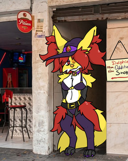 anthro big_breasts breasts female female_anthro magic_user standing trend witch hayden_fencfoxo a_chance_encounter nintendo pokemon delphox generation_6_pokemon pokemon_(species) hi_res meme sketch