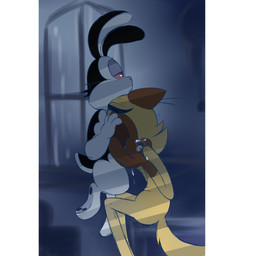 anthro black_body black_ears black_fur black_tail bodily_fluids brown_body brown_ears brown_fur brown_tail crying duo eyes_closed fur half-closed_eyes hand_on_face hand_on_own_face head_on_chest inside long_ears male multicolored_body multicolored_fur narrowed_eyes raining red_eyes red_sclera sad scut_tail short_tail sitting tail tears teeth two_tone_body two_tone_fur two_tone_tail white_body white_fur white_tail window 8-bit-britt bunnicula_(series) bunnicula chester_(bunnicula) domestic_cat felid feline felis lagomorph leporid mammal rabbit vampire 1:1 2017 digital_media_(artwork) hi_res