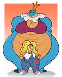 anthro big_breasts breasts duo female female/female huge_breasts imminent_sex morbidly_obese obese overweight thick_thighs wide_hips hoodee_(artist) activision crash_bandicoot_(series) spyro_the_dragon coco_bandicoot sorceress_(spyro) bandicoot dinopotamus mammal marsupial crossover hi_res