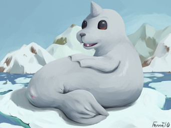 beady_eyes blue_sky clitoral_hood day detailed_background fangs female female_feral feral flippers genitals glacier grey_nose horn looking_at_viewer lying mountain on_side open_mouth outside sea shadow sky snow solo teeth vulva water fennelseed nintendo pokemon aquatic dewgong generation_1_pokemon pokemon_(species) 2023 4:3 digital_media_(artwork) digital_painting_(artwork) full-length_portrait hi_res painting_(artwork) portrait