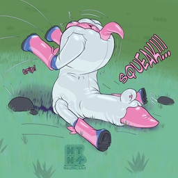 anus ass_up boots clothing drone faceless feral footwear grass latex latex_body male null_bulge outside plant quadruped shoes solo tripping white_latex neatnick palworld pocketpair melpaca pal_(species) 1:1 hi_res