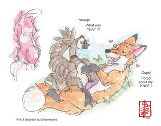 anal animal_genitalia animal_penis bodily_fluids canine_genitalia canine_penis cum cum_in_ass cum_inside cum_on_grass cum_on_penis duo erection feral feral_on_feral feral_penetrated feral_penetrating feral_penetrating_feral genital_fluids genitals interspecies knot knotted_penis male male/male male_penetrated male_penetrating male_penetrating_male penetration penis sex size_difference smaller_penetrated text fennec_(artist) the_wild_robot brightbill_(the_wild_robot) fink_(the_wild_robot) anatid anseriform anserine avian bird canid canine fox goose mammal english_text painting_(artwork) sketch watercolor_(artwork)