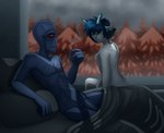 animal_genitalia breasts canon_x_oc casual_nudity drugs duo fangs female female_humanoid genital_slit genitals glowing glowing_eyes horn humanoid_on_humanoid interspecies male male/female male_humanoid marijuana nude scar size_difference tail tattoo teeth kalza_12 star_wars star_wars:_the_clone_wars cad_bane ember_(kalza_12) fan_character alien alien_humanoid duros_(species) humanoid absurd_res english_description hi_res watermark