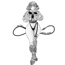 animal_ears animal_tail black_clothing black_gloves black_handwear boots clothed clothing eyelashes female fingerless_gloves footwear gloves hair handwear long_tail looking_at_viewer navel shoes short_hair simple_background skimpy smile solo tail thick_thighs topwear white_background wide_hips majorlyeclipsed mihoyo zenless_zone_zero jane_doe_(zenless_zone_zero) animal_humanoid humanoid mammal mammal_humanoid murid murid_humanoid murine murine_humanoid rat_humanoid rodent rodent_humanoid thiren 1:1 monochrome