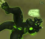 3_toes 4_fingers anthro anus back_spines big_breasts breasts claws dark_body dialogue facial_piercing feet female fingers genitals glowing glowing_anus glowing_belly glowing_body glowing_eyes glowing_genitalia glowing_nipples glowing_pussy glowing_scales glowing_stretch_marks green_anus green_eyes green_nipples green_pussy horn lying nipples non-mammal_breasts non-mammal_nipples non-mammal_pussy nose_piercing nose_ring on_side piercing pussy ring_piercing scales sharp_teeth solo spread_legs spreading stretch_marks tail tail_anus teeth text toes bonebees fallout microsoft raya_(bonebees) deathclaw glowing_deathclaw scalie 2025 artist_name digital_drawing_(artwork) digital_media_(artwork) hi_res