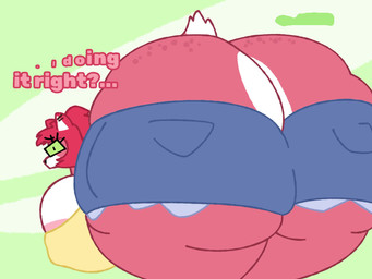 anthro areola ass_clapping big_breasts big_butt bottomwear bouncing_butt breasts butt butt_cleavage clapping clothing dialogue embarrassed eyewear female freckled_butt freckles glasses hair huge_breasts huge_butt hyper hyper_breasts hyper_butt pink_body pink_hair pulling_down_shorts rear_view shorts solo tight_clothing culabbq sophie_(karps) canid canine fox mammal 4:3 animated hi_res short_playtime sound webm