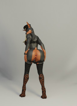 anthro anus aviator_glasses butt clothed clothing eyewear female genitals glasses lace officer solo spread_anus spread_butt spreading vulva blacklya blacklya_(modeler) officer_vixen canid canine canis dobermann domestic_dog mammal pinscher 3d_(artwork) absurd_res digital_media_(artwork) hi_res