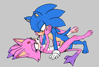 anthro blush blushing_profusely breasts cupping_chin duo ear_blush eye_contact feet female female_on_bottom from_front_position genitals green_eyes hero holding_head intimate lidded_eyes looking_at_another lying male male/female male_on_top missionary_position nipples nude on_back on_bottom on_top pawpads penetration penile penile_penetration penis penis_in_vagina princess royalty sex toes vaginal vaginal_penetration yellow_eyes rogone2 sega sonic_the_hedgehog_(film) sonic_the_hedgehog_(series) blaze_the_cat sonic_the_hedgehog domestic_cat eulipotyphlan felid feline felis hedgehog mammal hi_res