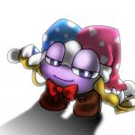 clothing fool's_hat hat headgear headwear solo box_xod kirby_(series) nintendo marx_(kirby) 1:1 2019 low_res