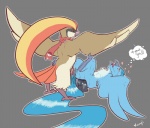 ! 3_toes <3 ambiguous_gender anal articuno avian barefoot beak bird blonde_hair blue_fur brown_fur claws cloaca cum cum_inside english_text feathers female feral feral_on_feral ferao fur grey_background hair hi_res legendary_pokémon long_hair looking_down looking_up lying male multi-colored_hair nintendo nude on_back open_mouth orange_hair orgasm penetration penis pidgeot plain_background pokéball pokémon scarf sex squint standing sweat text toe_claws tongue video_games whimsydreams wings
Rating: Explicit
Score: 13
User: toh
Date: August 22, 2013