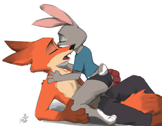 anthro bottomwear butt clothed clothing duo eyes_closed feet female fingers fur grey_body grey_fur hand_on_butt lying male male/female on_back open_mouth orange_body panties scut_tail shirt short_tail simple_background tail toes topless topless_anthro topless_male topwear underwear white_background foxink disney zootopia judy_hopps nick_wilde canid canine fox lagomorph leporid mammal rabbit red_fox true_fox digital_media_(artwork) hi_res