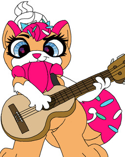 acoustic_guitar anthro female gesture guitar hand_gesture middle_finger musical_instrument plucked_string_instrument solo string_instrument yoshiwoshipower99 hasbro littlest_pet_shop littlest_pet_shop_(2012) sugar_sprinkles domestic_cat felid feline felis mammal hi_res