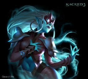 armor blue_body braided_hair breasts clothed clothed_female clothed_humanoid clothing female fingernails fully_clothed fully_clothed_female fully_clothed_humanoid hair humanoid_pointy_ears long_hair mask medium_breasts midriff nails not_furry pointy_ears solo tan_hair wearing_mask cristina_lavina_ferez sacred_(video_game_series) sacred_3 thq_nordic gladelyn elf humanoid spirit wood_elf 2014 english_description hi_res official_art story story_in_description