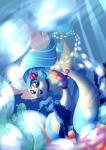 blue_eyes female solo edowaado friendship_is_magic hasbro my_little_pony my_little_pony:_the_movie_(2017) princess_skystar_(mlp) fish marine seapony_(mlp) 2017 hi_res