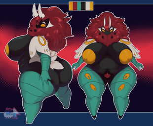 anthro belly big_breasts big_butt breasts butt curvy_figure female fusion genitals huge_breasts huge_butt mature_female pokemon_fusion pokemorph shortstack solo voluptuous vulva chankup nintendo pokemon arthropod centipede generation_5_pokemon insect lepidopteran moth myriapod pokemon_(species) scolipede volcarona alpha_channel hi_res