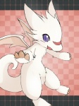 ambiguous_gender blue_eyes chibisuke claws cute dragon dragon_drive feral fur kajiura looking_at_viewer open_mouth solo texture_background white_fur wings
Rating: Safe
Score: 5
User: Gilda_The_Gryphon
Date: January 25, 2014