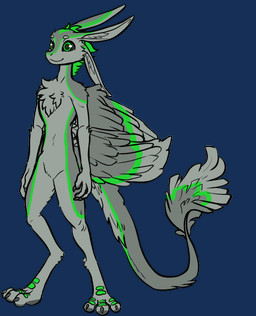 3_fingers 3_toes 4_ears anthro belly biped chest_tuft claws digitigrade feather_hair feathered_wings feathers feet finger_claws finger_pawpads fingers green_body green_eyes green_feathers green_hair green_scutes green_wings grey_arms grey_belly grey_body grey_chest grey_claws grey_ears grey_face grey_feathers grey_inner_ear grey_inner_ear_fluff grey_legs grey_sclera grey_tail grey_torso grey_wings hair inner_ear_fluff long_neck male male_anthro multi_ear nude nude_anthro nude_male pseudo_hair scutes simple_background solo standing tail toe_claws toes transparent_background tuft winged_arms wings corbledorf aaron_(avali) avali avian 2026 alpha_channel animated animated_webp hi_res male_(lore)