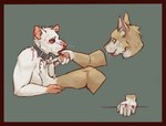 ambiguous_gender anthro bdsm black_eye_(injury) blood blood_in_mouth bloody_knuckles bodily_fluids broken_nose bruised collar collar_only dominant duo feet female finger_in_mouth foot_fetish male male/female male/male masochism nosebleed nude pawpads paws predator/prey sadism submissive submissive_male wounded contort_desire toilet_(contort_desire) felid feline mammal rodent hi_res